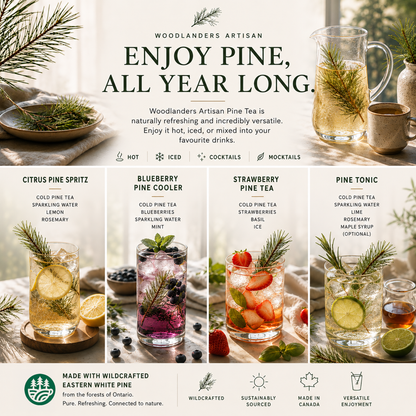 Naturally Air-Dried Eastern White Pine Tea Bags | Amazon Exclusive
