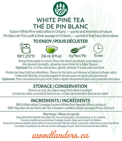 Naturally Air-Dried Eastern White Pine Tea Loose Leaf | Amazon Exclusive