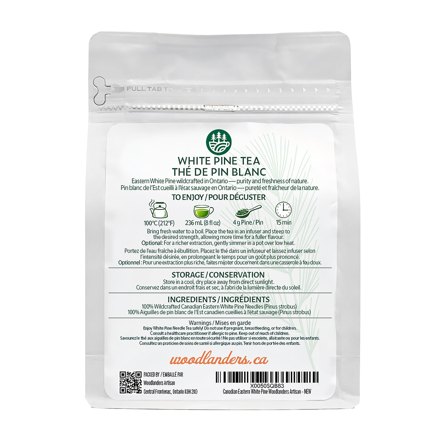 Naturally Air-Dried Eastern White Pine Tea Loose Leaf | Amazon Exclusive