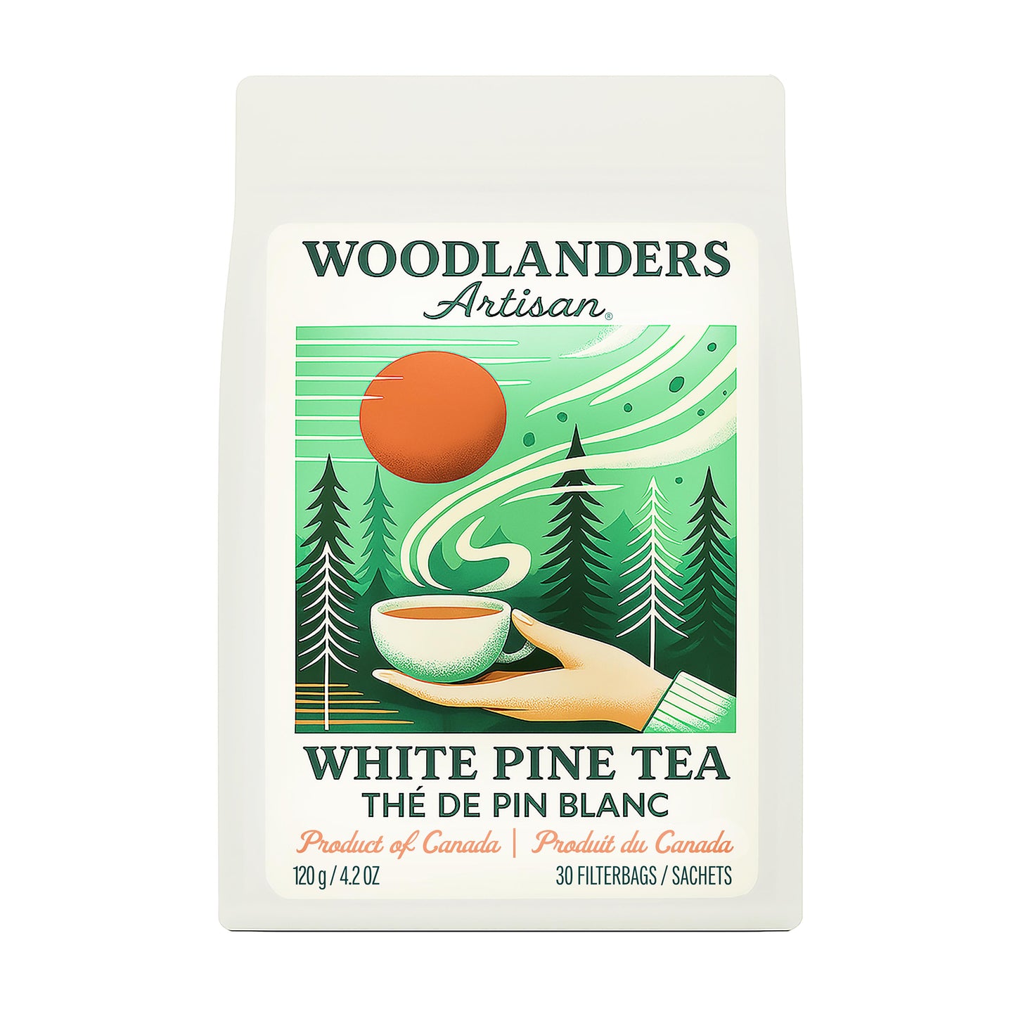 Naturally Air-Dried Eastern White Pine Tea Bags | Amazon Exclusive