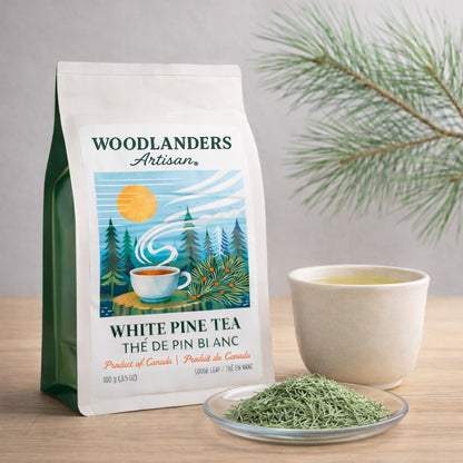 Naturally Air-Dried Eastern White Pine Tea Loose Leaf | Amazon Exclusive