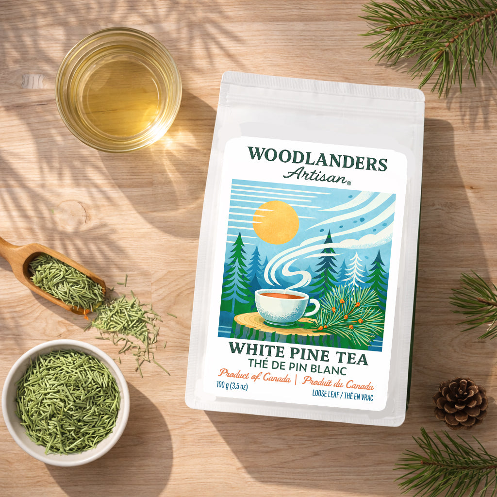 Naturally Air-Dried Eastern White Pine Tea Loose Leaf | Amazon Exclusive