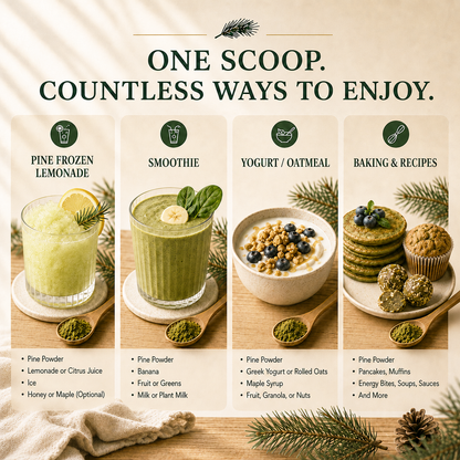 Naturally Air-Dried Eastern White Pine Powder | Amazon Exclusive