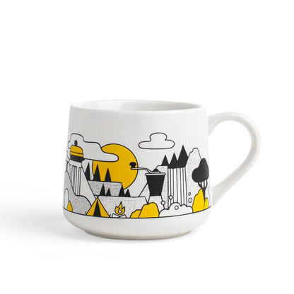 Created Co. Coffee Mountain Crescent Mug