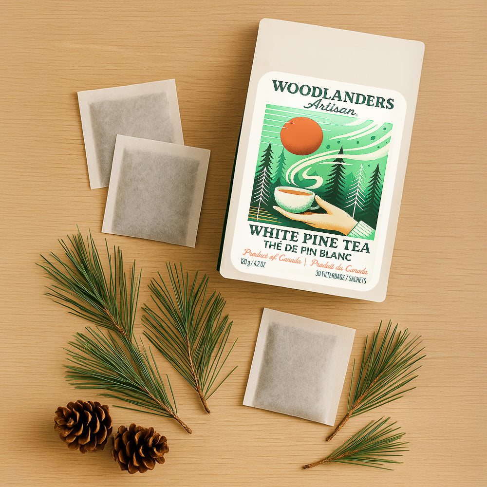 Naturally Air-Dried Eastern White Pine Tea Bags | Amazon Exclusive